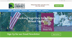 Desktop Screenshot of mounthollyfoundation.org